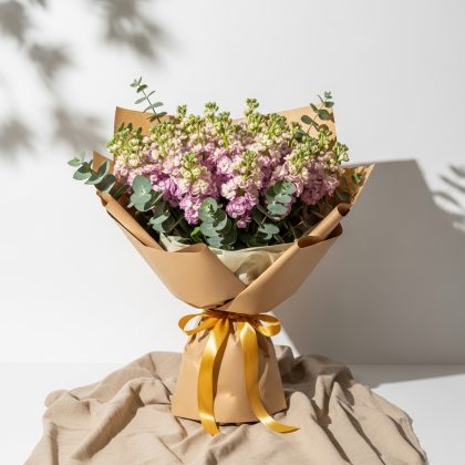 Pembe Şebboy Buketi